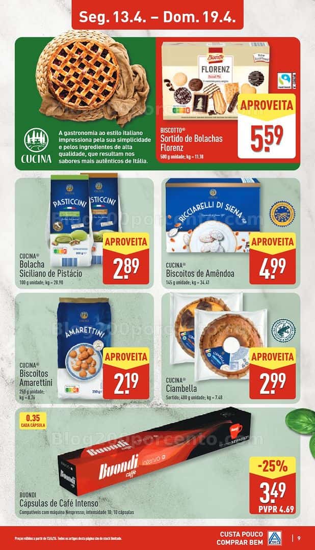 Antevisão Folheto ALDI Promoções de 13 a 19 abril - Edição Digital