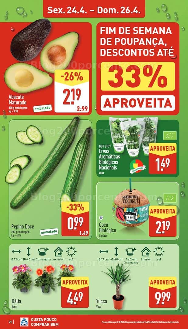 Antevisão Folheto ALDI Promoções de 20 a 26 abril - Edição Digital
