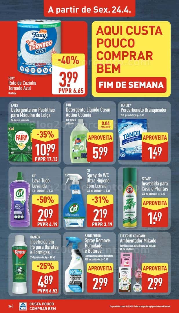 Antevisão Folheto ALDI Promoções de 20 a 26 abril - Edição Digital