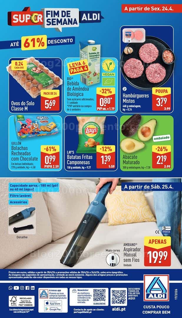 Antevisão Folheto ALDI Promoções de 20 a 26 abril - Edição Digital