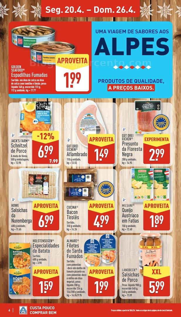 Antevisão Folheto ALDI Promoções de 20 a 26 abril - Edição Digital