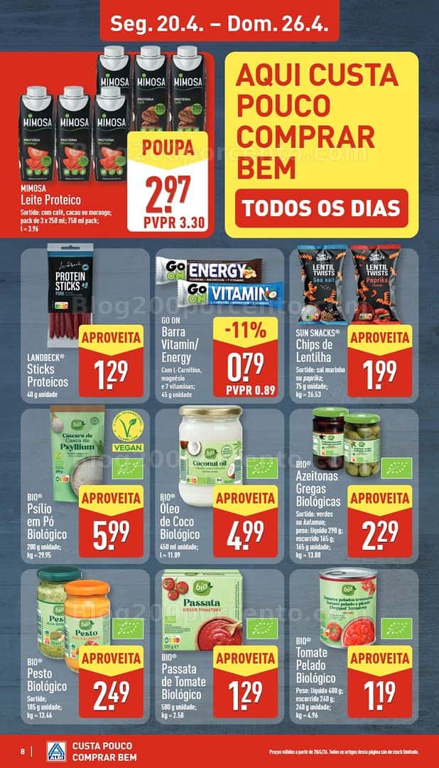 Antevisão Folheto ALDI Promoções de 20 a 26 abril - Edição Digital