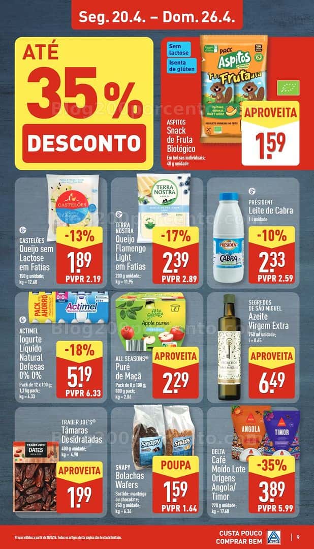 Antevisão Folheto ALDI Promoções de 20 a 26 abril - Edição Digital