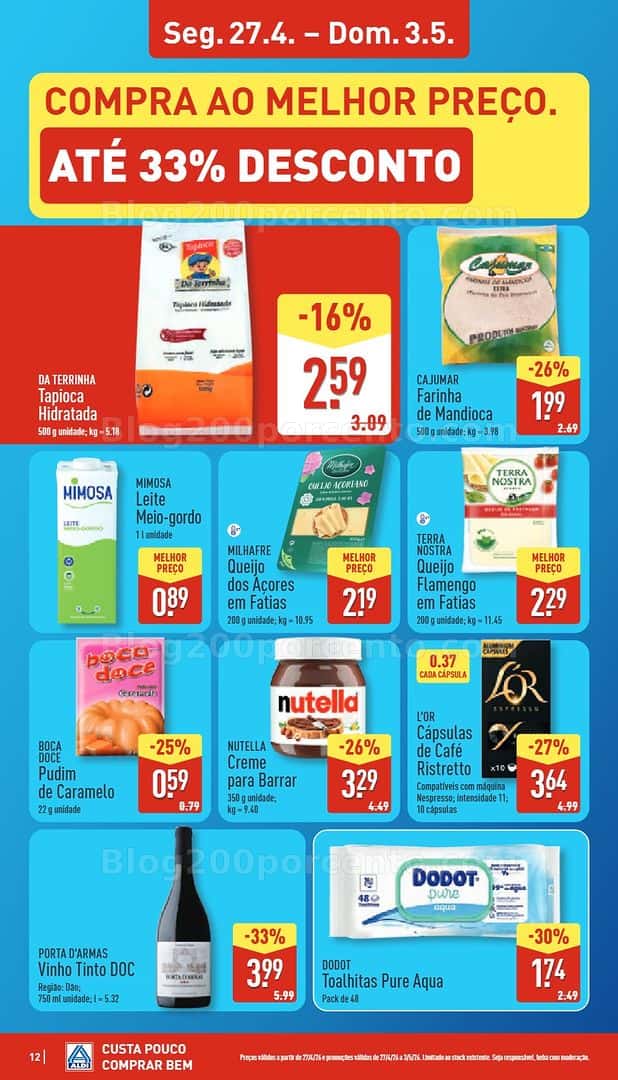 Antevisão Folheto ALDI Promoções de 27 abril a 3 maio