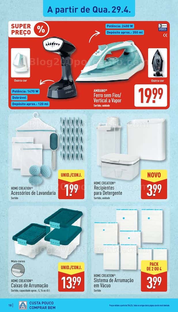Antevisão Folheto ALDI Promoções de 27 abril a 3 maio