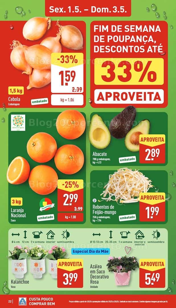 Antevisão Folheto ALDI Promoções de 27 abril a 3 maio