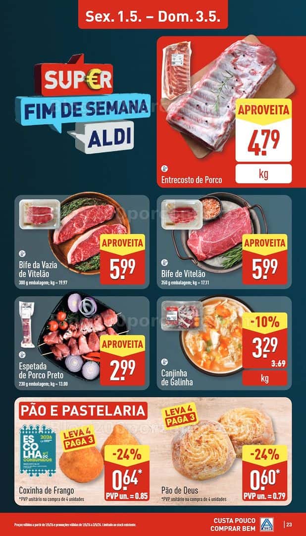 Antevisão Folheto ALDI Promoções de 27 abril a 3 maio