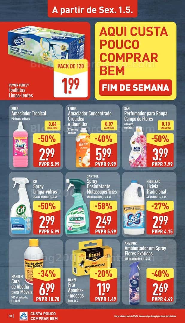 Antevisão Folheto ALDI Promoções de 27 abril a 3 maio