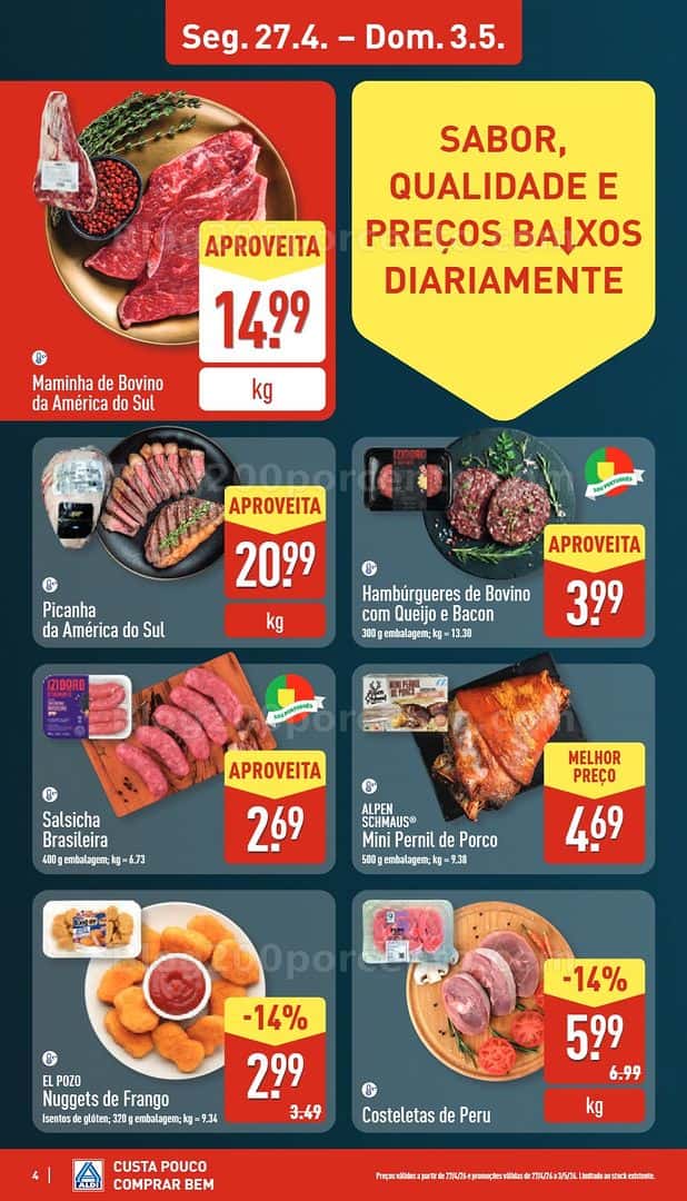 Antevisão Folheto ALDI Promoções de 27 abril a 3 maio