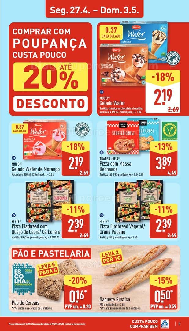 Antevisão Folheto ALDI Promoções de 27 abril a 3 maio