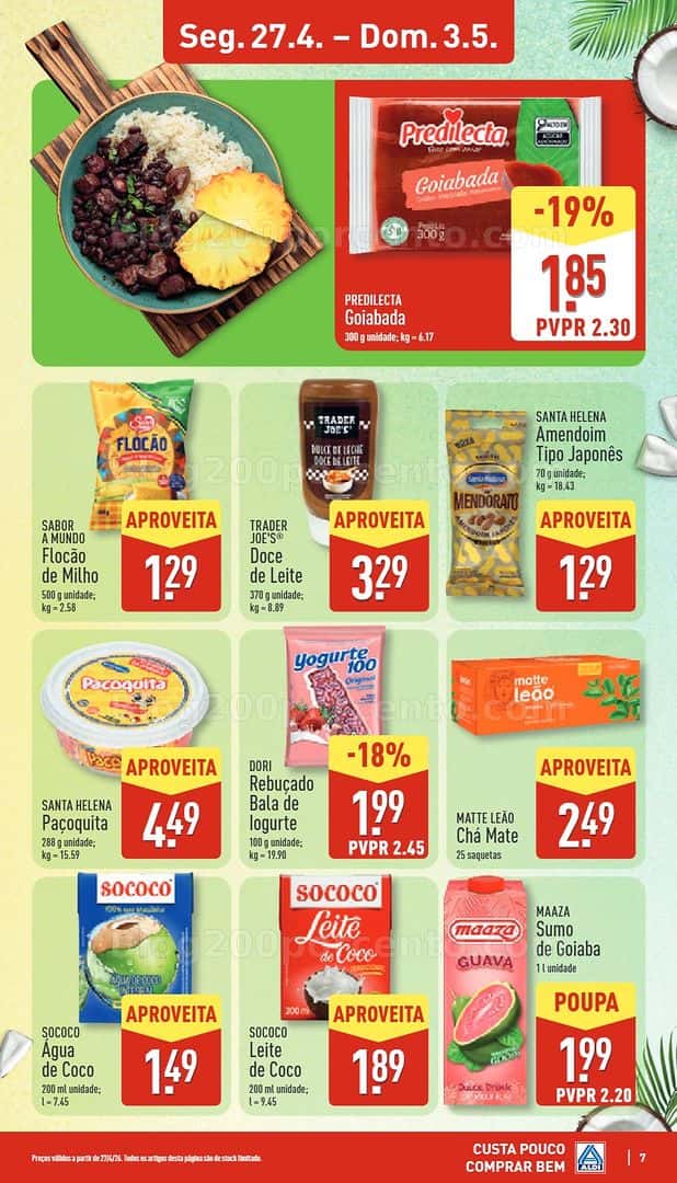 Antevisão Folheto ALDI Promoções de 27 abril a 3 maio