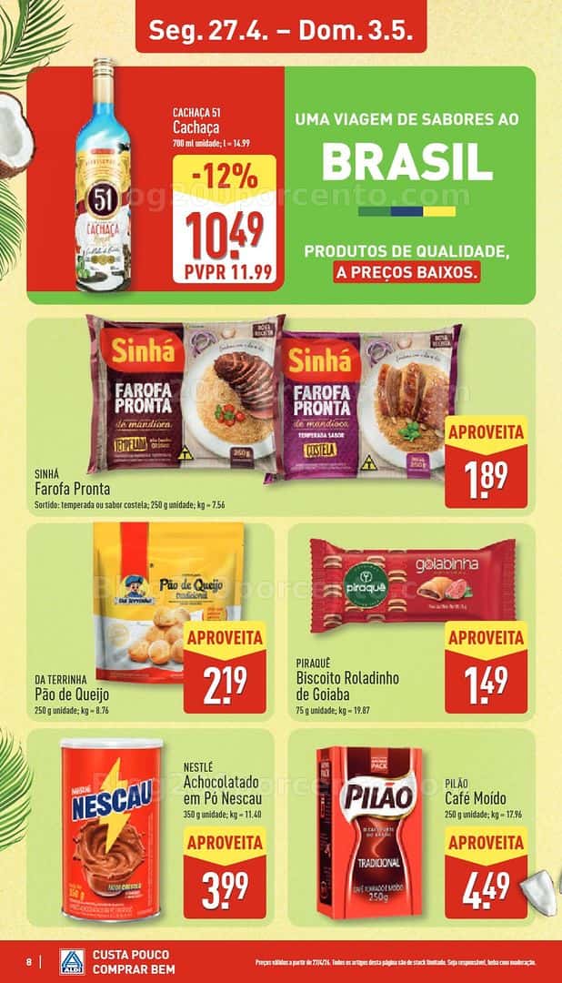 Antevisão Folheto ALDI Promoções de 27 abril a 3 maio