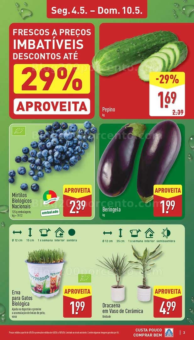 Antevisão Folheto ALDI Promoções de 4 a 10 maio