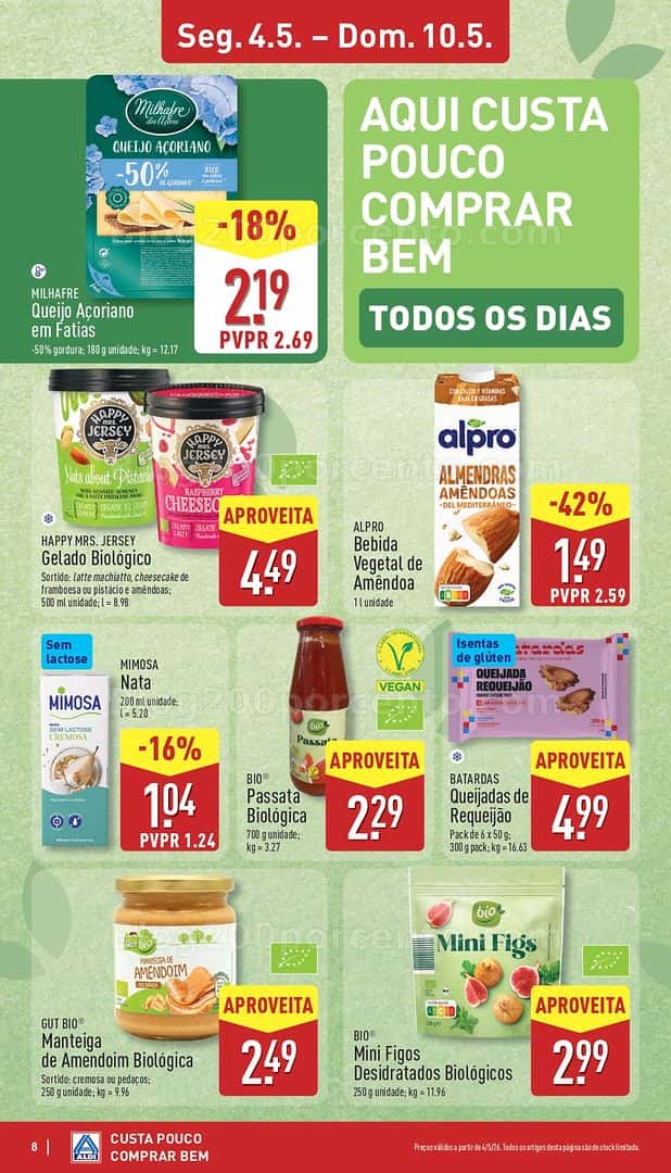 Antevisão Folheto ALDI Promoções de 4 a 10 maio