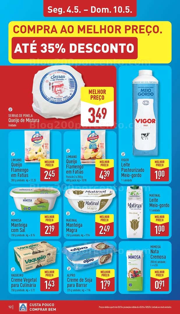 Antevisão Folheto ALDI Promoções de 4 a 10 maio