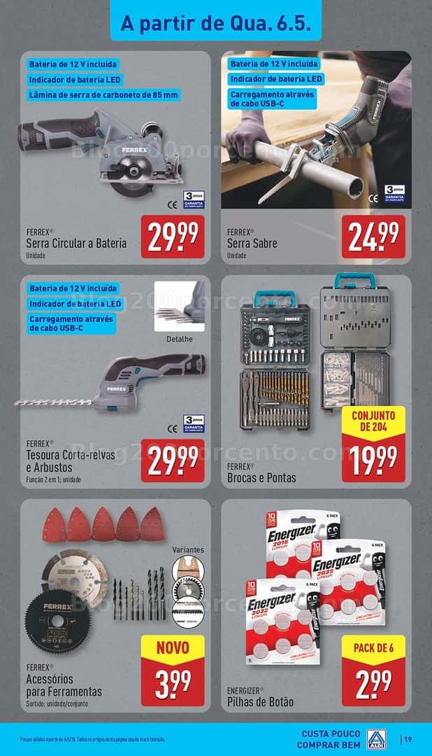 Antevisão Folheto ALDI Promoções de 4 a 10 maio