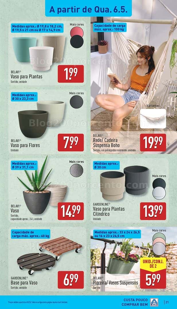 Antevisão Folheto ALDI Promoções de 4 a 10 maio