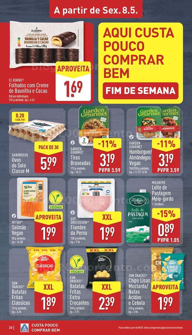Antevisão Folheto ALDI Promoções de 4 a 10 maio