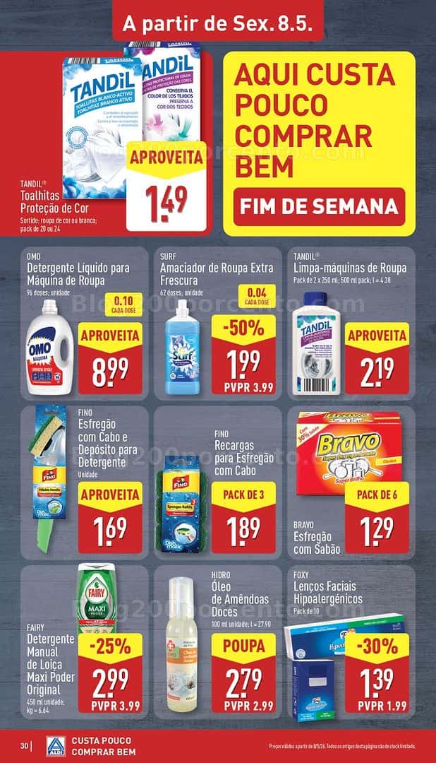Antevisão Folheto ALDI Promoções de 4 a 10 maio