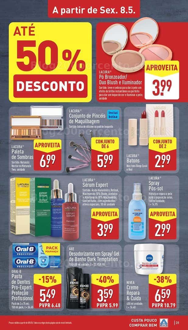 Antevisão Folheto ALDI Promoções de 4 a 10 maio