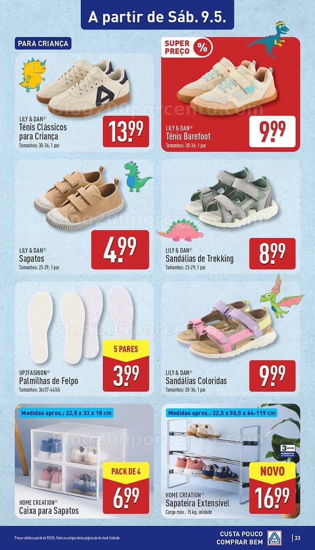 Antevisão Folheto ALDI Promoções de 4 a 10 maio