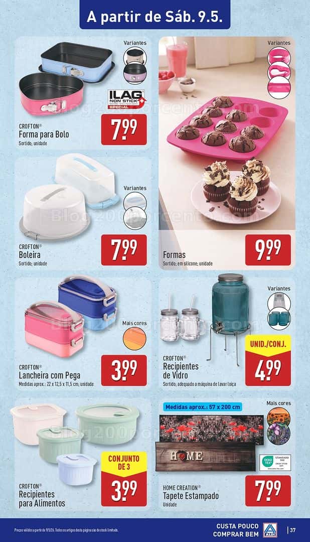 Antevisão Folheto ALDI Promoções de 4 a 10 maio