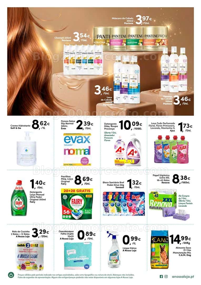 Antevisão Folheto A NOSSA LOJA Promoções de 3 a 12 abril