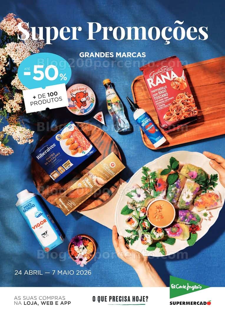 Antevisão Folheto EL CORTE INGLÉS Promoções de 24 abril a 7 maio