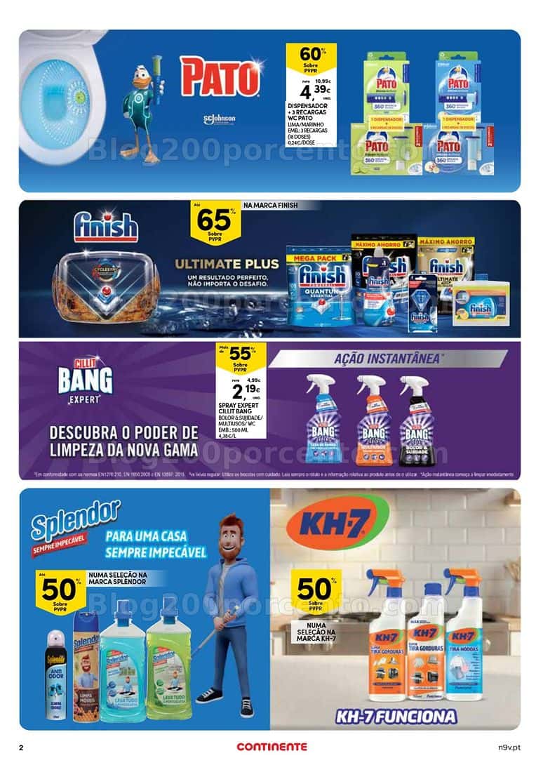 Antevisão Folheto CONTINENTE Açores Especial Limpeza Promoções até 20 abril