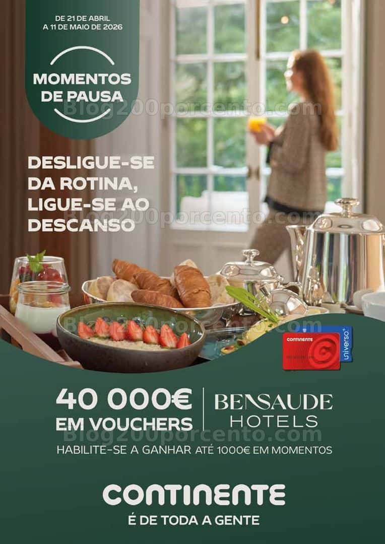 Antevisão Folheto CONTINENTE Momentos de Pausa Promoções de 21 abril a 11 maio