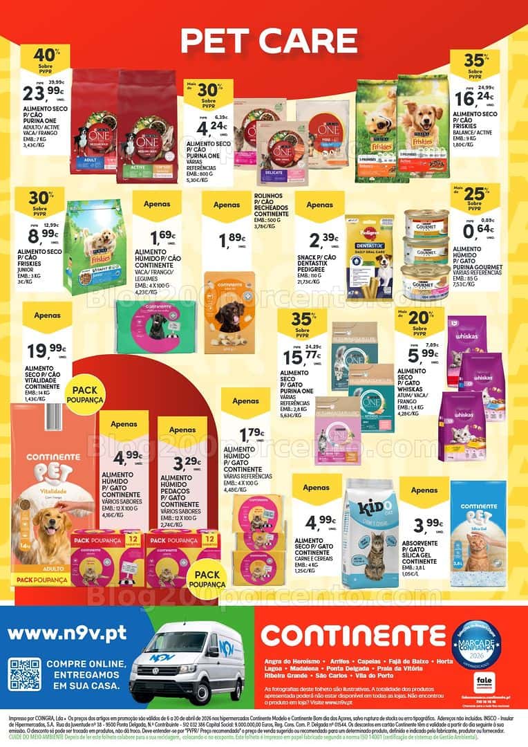 Antevisão Folheto CONTINENTE Açores Especial Poupança Promoções de 6 a 20 abril