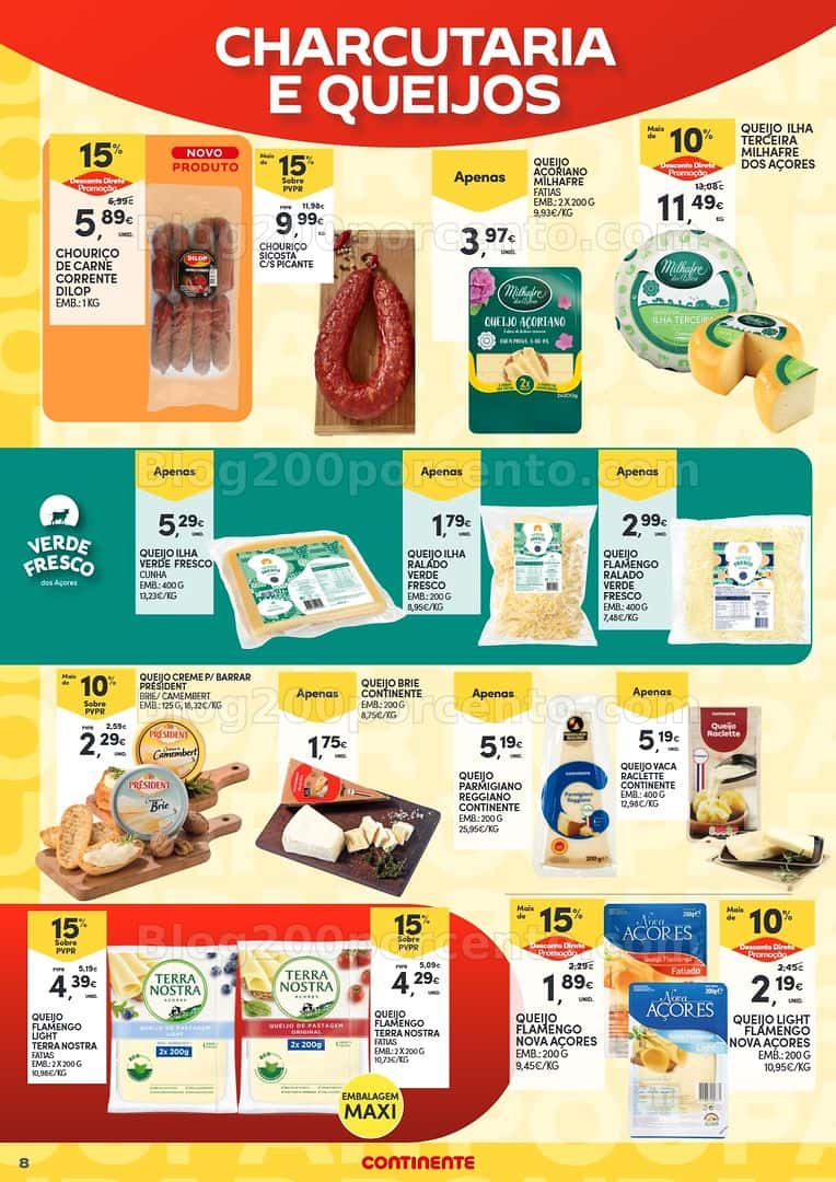 Antevisão Folheto CONTINENTE Açores Especial Poupança Promoções de 6 a 20 abril