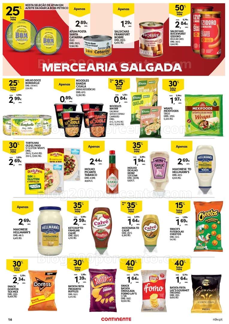 Antevisão Folheto CONTINENTE Açores Promoções de 16 a 29 abril