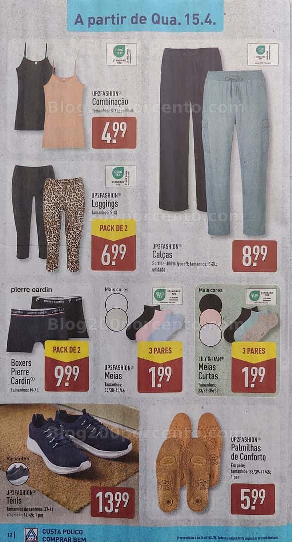 Antevisão Folheto ALDI Bazar Promoções de 15 a 19 abril