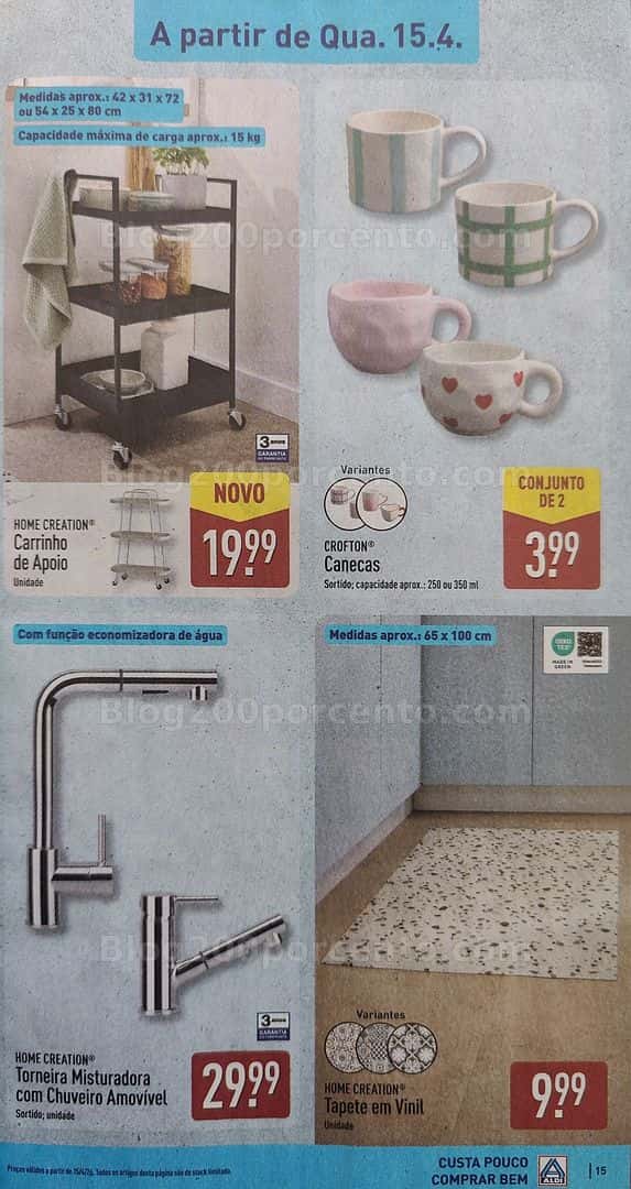 Antevisão Folheto ALDI Promoções de 13 a 19 abril