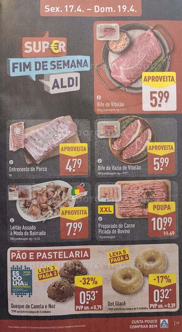 Antevisão Folheto ALDI Promoções de 13 a 19 abril