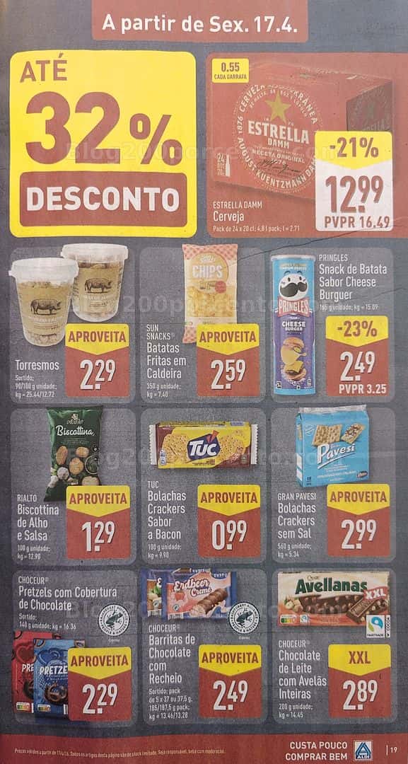Antevisão Folheto ALDI Promoções de 13 a 19 abril