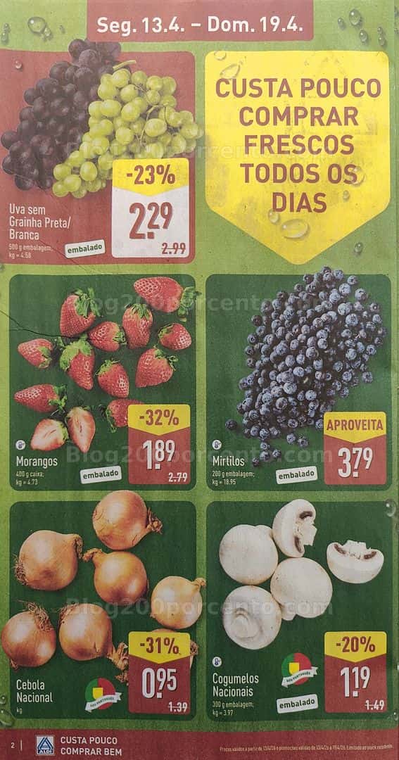 Antevisão Folheto ALDI Promoções de 13 a 19 abril