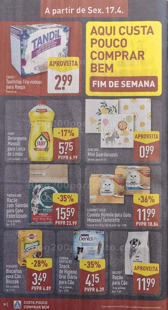 Antevisão Folheto ALDI Promoções de 13 a 19 abril