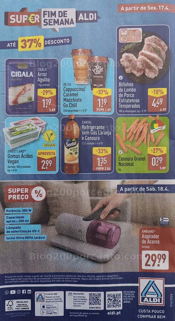 Antevisão Folheto ALDI Promoções de 13 a 19 abril