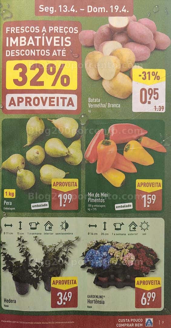 Antevisão Folheto ALDI Promoções de 13 a 19 abril