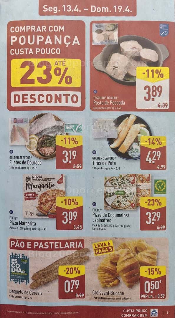Antevisão Folheto ALDI Promoções de 13 a 19 abril