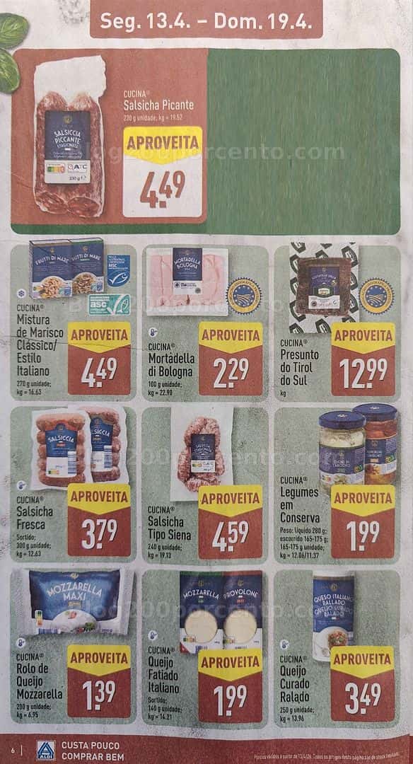 Antevisão Folheto ALDI Promoções de 13 a 19 abril
