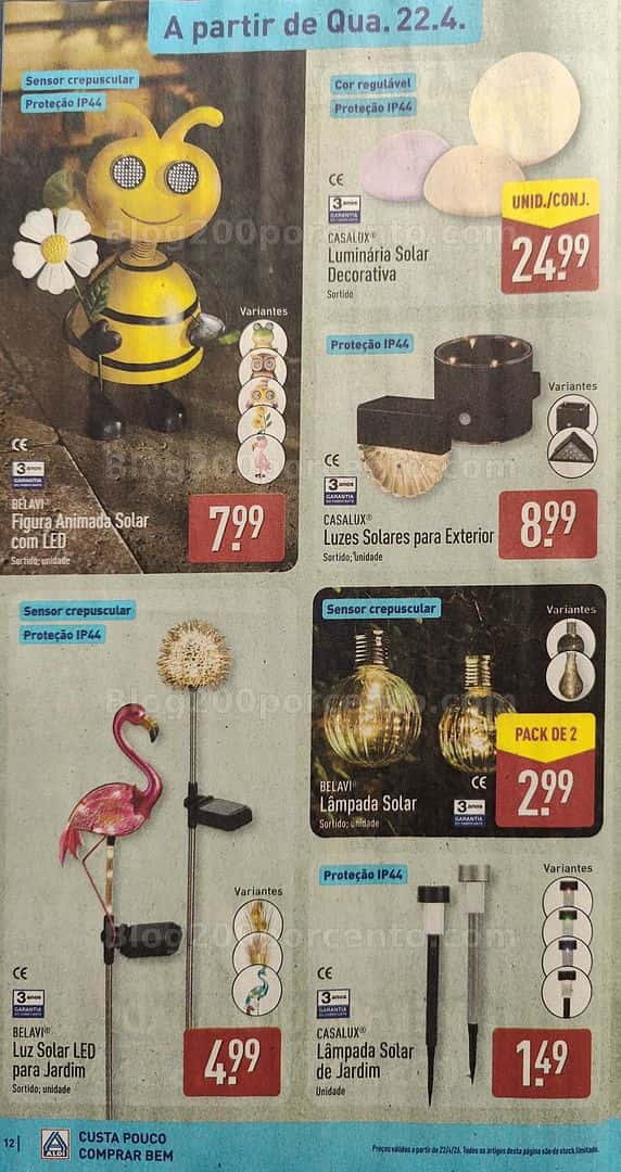 Antevisão Folheto ALDI Bazar Promoções de 22 a 26 abril