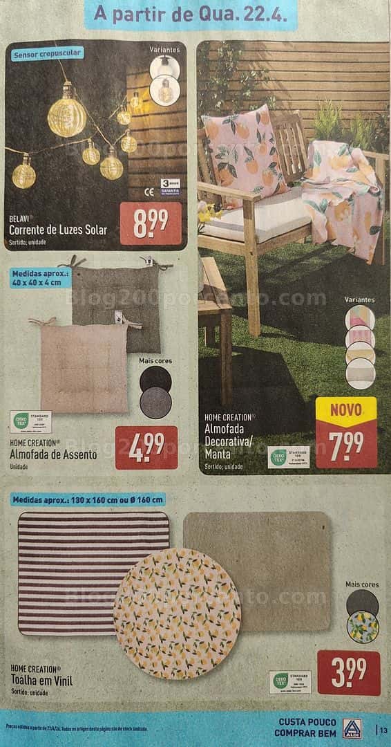Antevisão Folheto ALDI Promoções de 20 a 26 abril