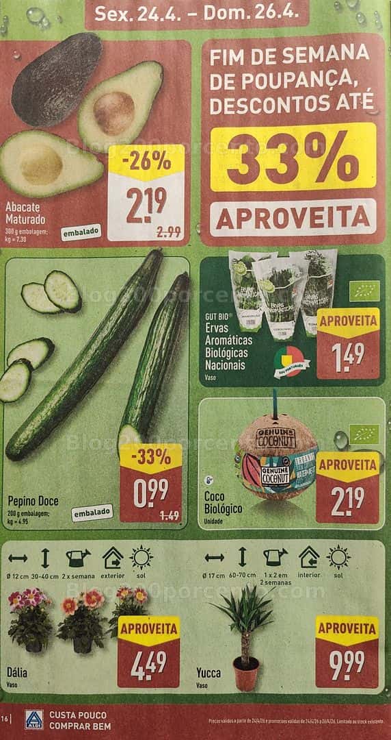 Antevisão Folheto ALDI Promoções de 20 a 26 abril
