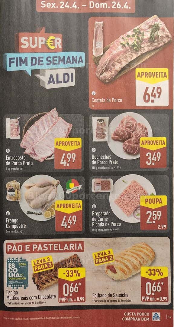 Antevisão Folheto ALDI Promoções de 20 a 26 abril