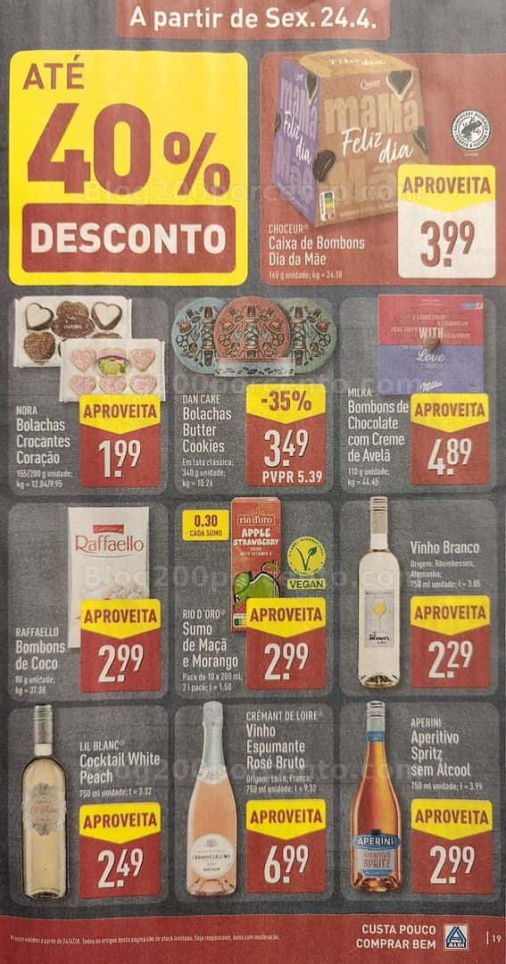 Antevisão Folheto ALDI Promoções de 20 a 26 abril