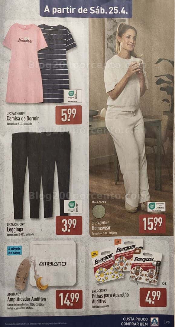 Antevisão Folheto ALDI Promoções de 20 a 26 abril