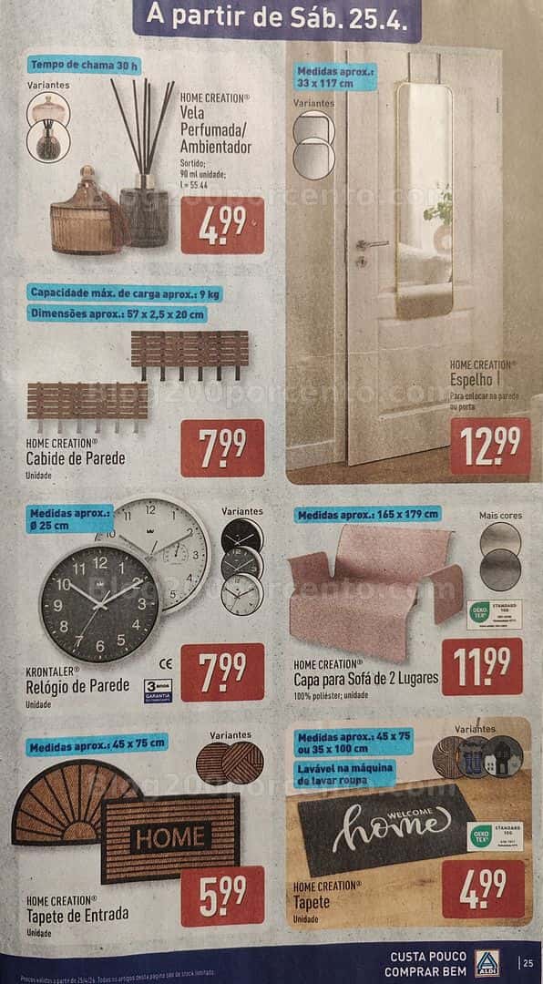 Antevisão Folheto ALDI Promoções de 20 a 26 abril